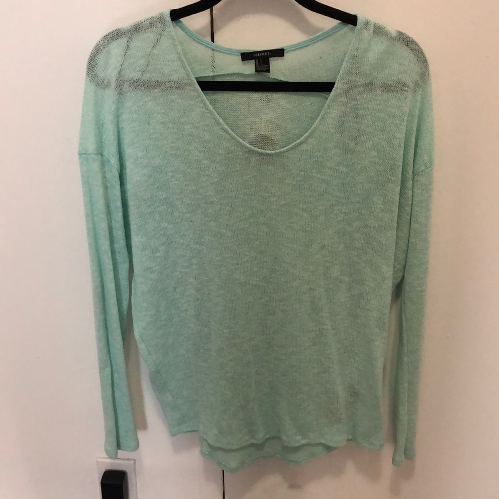 Turquoise long sleeve
